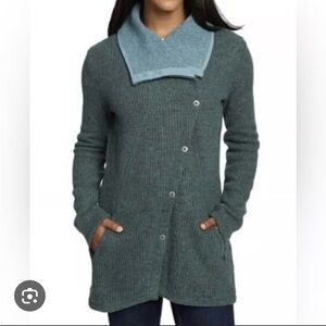 Prana Women's Heathered Teal Utility Jacket